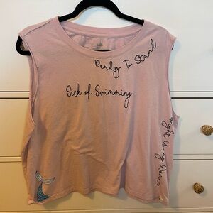 Disney Parks The Little Mermaid Tail Bright Young Women Tank